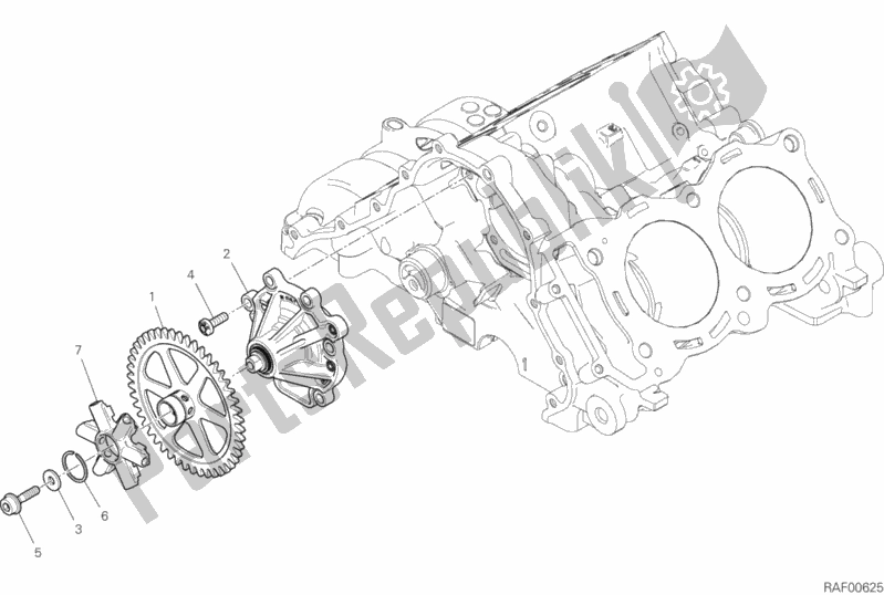 Tutte le parti per il Pompa Dell'acqua del Ducati Superbike Panigale 25 Anniversario 916 USA 1100 2020